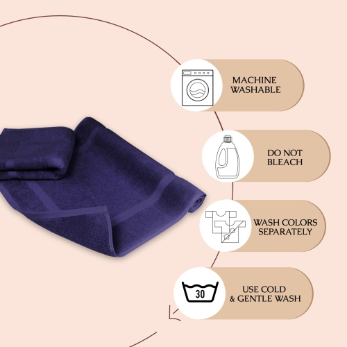 Tapis de bain Canadian Linen Yukon, paq. 2, 20�x 34�, léger, séchage rapide, cadre cadre photo, tapis de bain en coton [pas tapis de salle de bain],