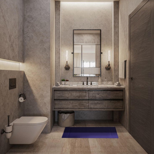 Tapis de bain Canadian Linen Yukon, paq. 2, 20�x 34�, léger, séchage rapide, cadre cadre photo, tapis de bain en coton [pas tapis de salle de bain],