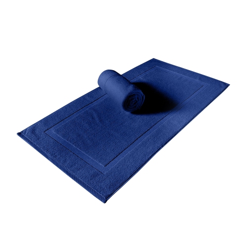 Tapis de bain Canadian Linen Yukon, léger, 20 x 34 po, séchage rapide, coton doux et absorbant, pour cadre photo de salle de bain, prune, paq. 2