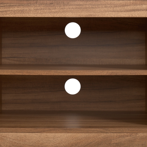 Amber & Emily Kaito Minimalist Media Console TV Stand, for most TVs up to 85" with Open Storage