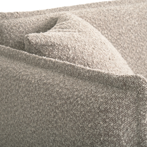 Amber & Emily Oliver Boucle Elegant Minimalist Sofa