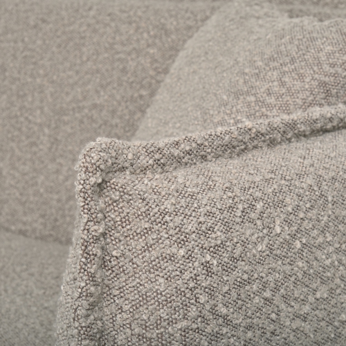 Causeuse minimaliste Amber & Emily Oliver Boucle Elegant