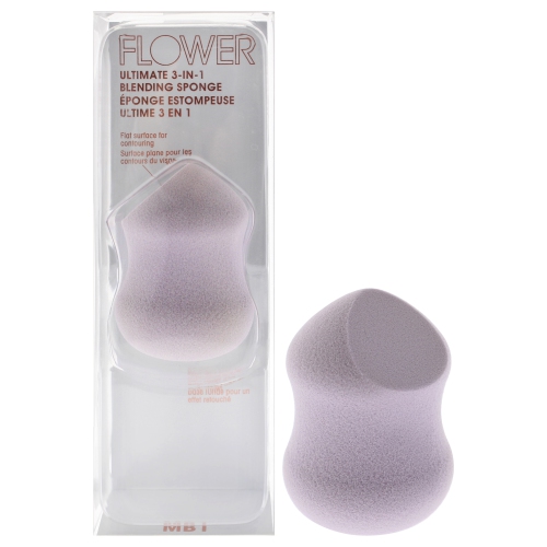 FLOWER BEAUTY  Ultimate 3-In-1 Blending Sponge - Mb1 By for Women - 1 PC Sponge Best my foundation has ever looked I'm literally in love!