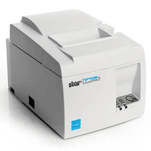 REFURBISHED"Star Micronics TSP100III TSP143IIIBI Bluetooth Thermal Receipt Printer – White, High-Speed, iOS/Android Compatible"