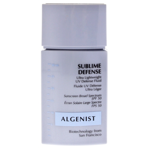 Sublime Defense Ultra Lightweight UV Defense Fluid SPF 50 by Algenist for Women - 1 oz Sunscreen