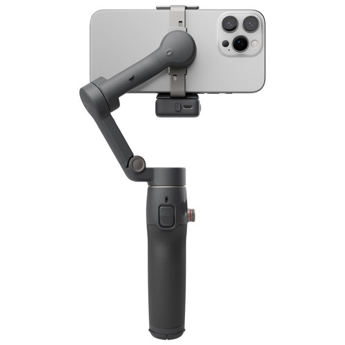 Stabilisateur à cardan Osmo Mobile 7P de DJI pour téléphone intelligent - Gris foncé