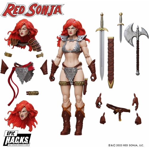 Red Sonja Epic H.A.C.K. 6 Inch Action Figure 1/12 Scale - Red Sonja
