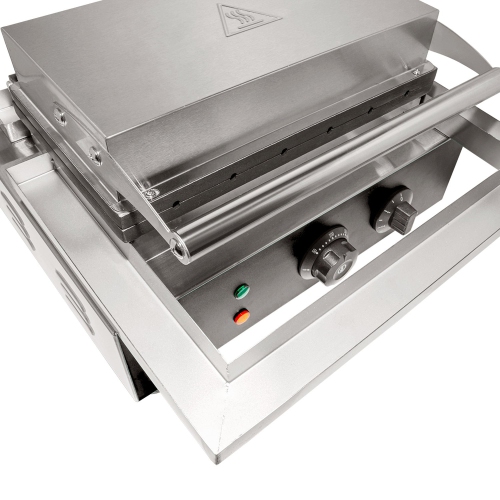 GR-XCXX6 Corn Dog Waffle Maker Commercial | 6 PCS | Hotdog Waffle Maker | Stainless Steel | 110V