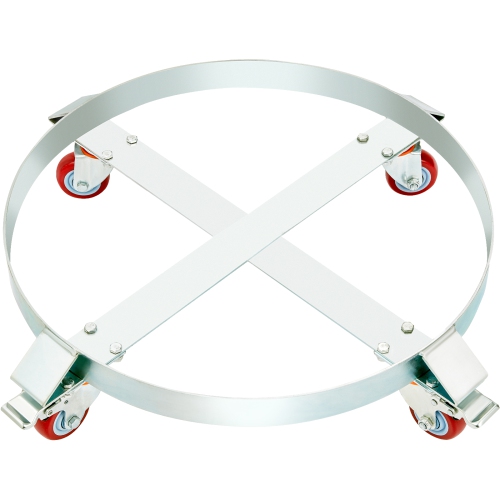 VEVOR 55 Gallon Heavy Duty Drum Dolly, 1000lbs Load Capacity, Barrel Dolly Cart Drum Caddy, Non Tipping Hand Truck Capacity Dollies with Steel Frame