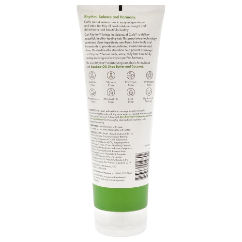 Deep Moisturizing Curl Shampoo by Curl Rhythm for Women - 10 oz Shampoo