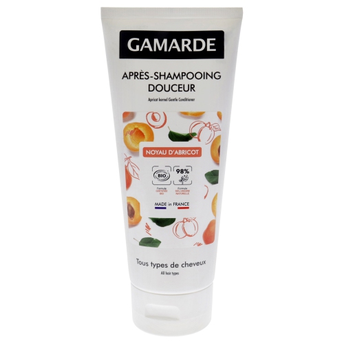 Image 1 de 2.. Revitalisant doux pour le noyau d'abricot - Tous les types de cheveux par Gamarde pour unisexe - Revitalisant 7,05&nbsp;oz