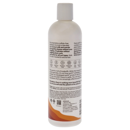 Curl Care Shampoo by Earth for Unisex - 12 oz Shampoo