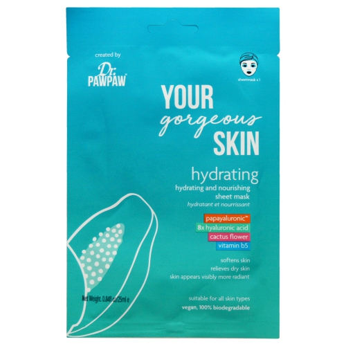 DR. PAWPAW  Your Gorgeous Skin Hydrating Sheet Mask By for Unisex - 0.84 OZ Mask