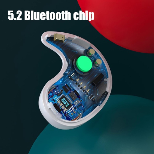 Sleeping Earbuds, Invisible Mini Wireless Bluetooth Earphones, Waterproof Micro Earbuds with Charging Box