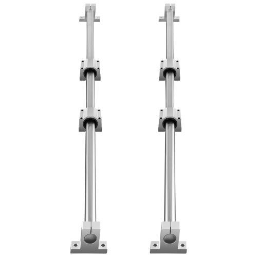 VEVOR SFC20 1000mm Linear Guide Rail Set, 2 PCS 39.4 in/1000 mm SFC20 Guide Rails 4 PCS SC20 Slide Blocks 4 PCS Rail Supports, Linear Rails and