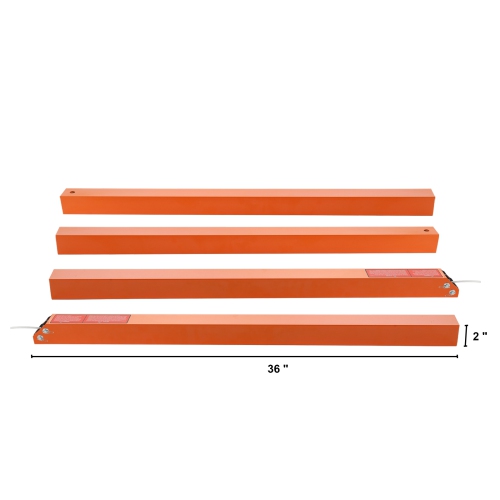 VEVOR 2-Sided Trailer Tailgate Lift Assist, 360 lbs, Compatible with Open Trailer Tailgate and Ramp, with 10 to 24 Inch Heights Side Rail and 4 to 6