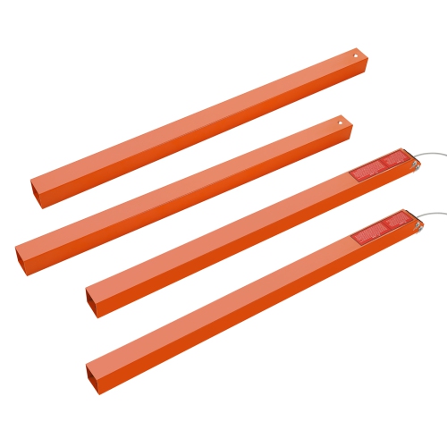 VEVOR 2-Sided Trailer Tailgate Lift Assist, 360 lbs, Compatible with Open Trailer Tailgate and Ramp, with 10 to 24 Inch Heights Side Rail and 4 to 6