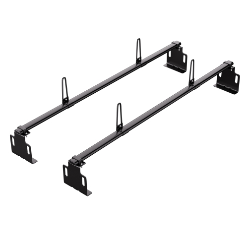 VEVOR 60" Trailer Ladder Rack, 2 Crossbars Ladder Roof Rack, Heavy-duty Steel Van Roof Ladder Rack, 500 lbs Capacity Van Ladder Rack, Fit for