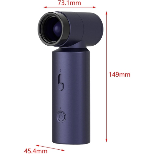 Compact Handheld Fan Rechargeable Mini Travel Blower, Royal Blue