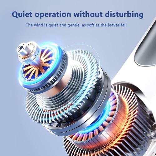 Neck Fan, Hands Free Portable Powered Fan, 5 Speeds, USB Neck Fan