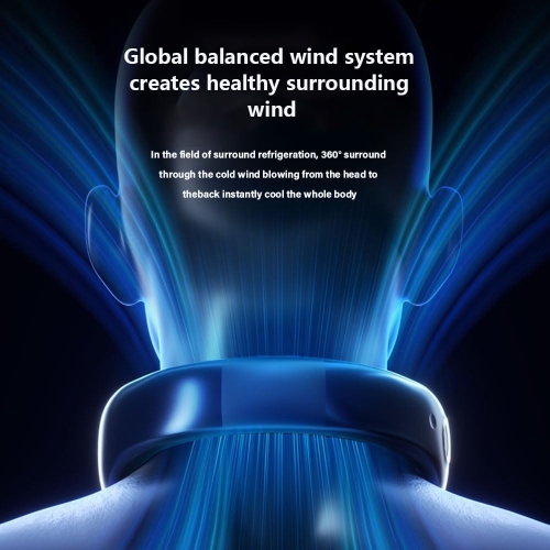 Neck Fan, Hands Free Portable Powered Fan, 5 Speeds, USB Neck Fan