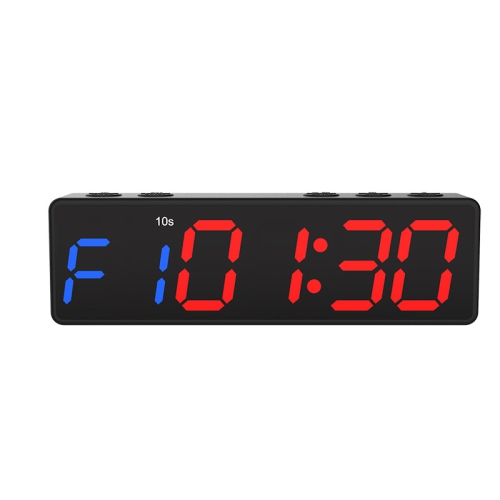 Professional Fitness Timer with 8 Working Modes - Super Bright LED Display, Magnetic Back and USB Charging, Loud Alarm for Hi IT/Boxing/Yoga, Auto