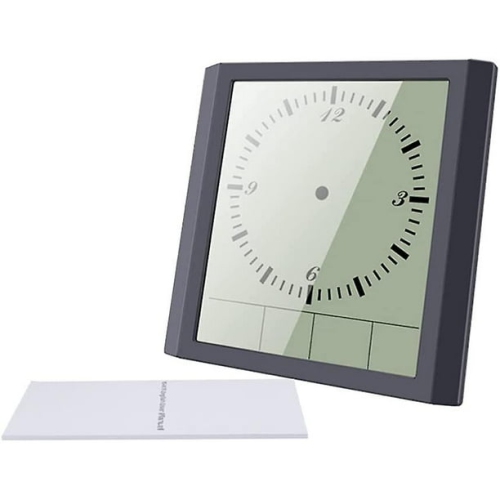 Thermometer and hygrometer multifunctional digital display smart clock Home living room can be hung or stood large screen electronic alarm clock