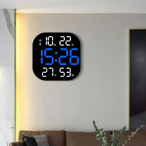 Elderly-friendly digital clock - extra large font, wireless remote control, Fahrenheit/Celsius temperature dual display