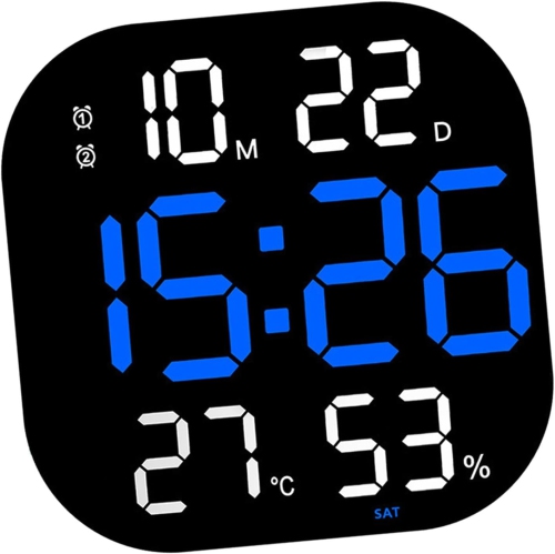Elderly-friendly digital clock - extra large font, wireless remote control, Fahrenheit/Celsius temperature dual display