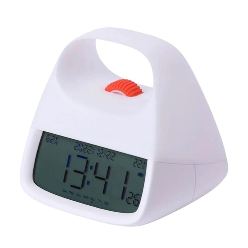 GREEN SCENIC  Night Light With Clock Digital Alarm Clock And Alarm Dimmable Led With Temperature/humidity Sensor, Touch Control, Handheld Night Light