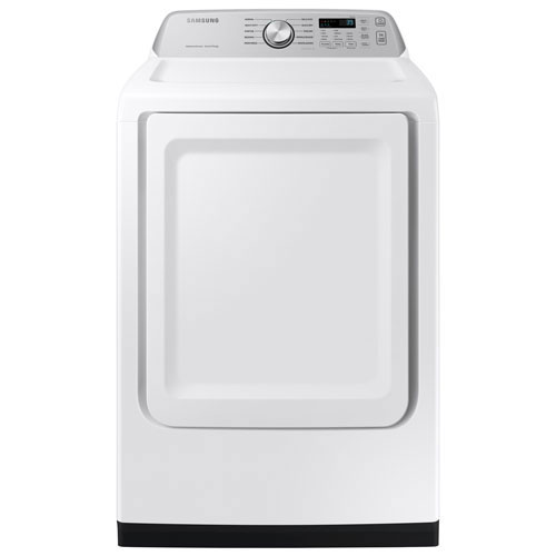 Open Box - Samsung 7.4 Cu. Ft. Smart Electric Dryer (DVE47CG3500WAC) - White