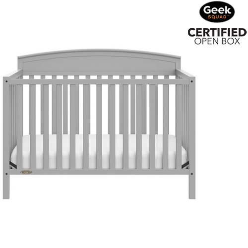 Image 1 de 1.. Boîte ouverte - Lit de bébé transformable 5-en-1 Benton de Graco - Gris caillou