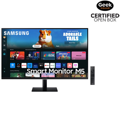 Open Box - Samsung 27" FHD 60Hz 4ms GTG VA LCD Gaming Monitor (LS27DM500ENXGO) - Black