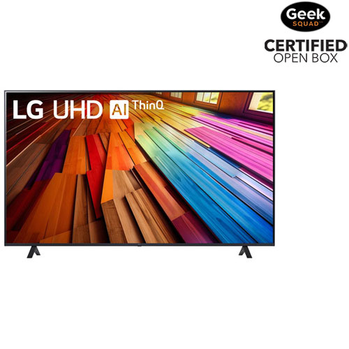 Boîte ouverte - Téléviseur intelligent webOS 24 HDR DEL UHD 4K de 70 po de LG (70UT8000PUA) - 2024