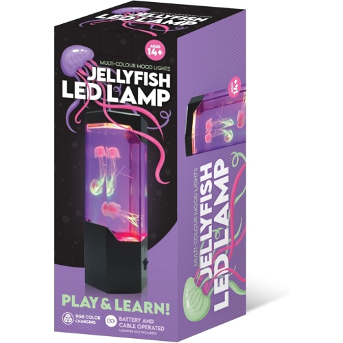 Tradeopia LED Jellyfish lamp, Battery and Cable Operated, Mood Light for Homes & Offices, Christmas Gifts for Kids and Adults, Home Décor Lamp