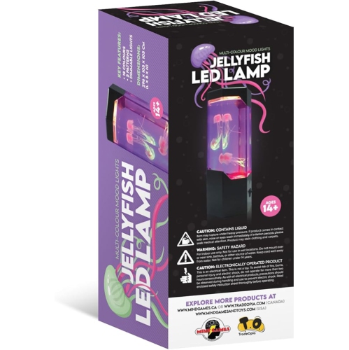 Tradeopia LED Jellyfish lamp, Battery and Cable Operated, Mood Light for Homes & Offices, Christmas Gifts for Kids and Adults, Home Décor Lamp