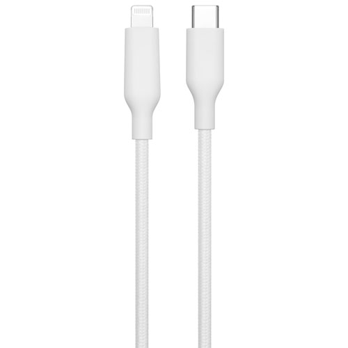 Best Buy Essentials 3m (9.8 ft.) Braided USB-C to Lightning Cable (BE-MCA10CLW-C) - Only at Best Buy