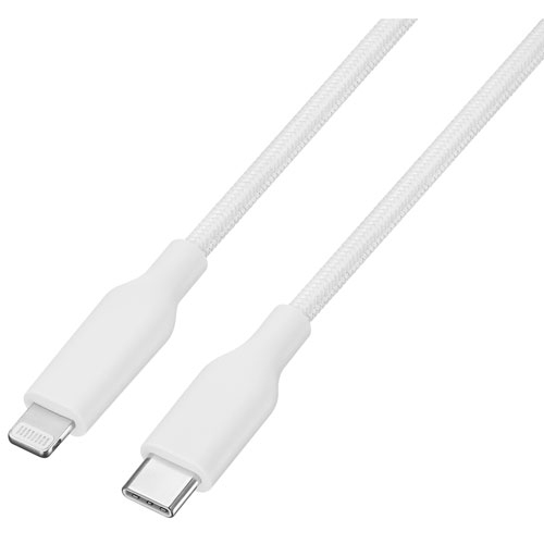 Best Buy Essentials 3m Braided USB-C to Lightning Cable (BE-MCA10CLW-C) - Only at Best Buy