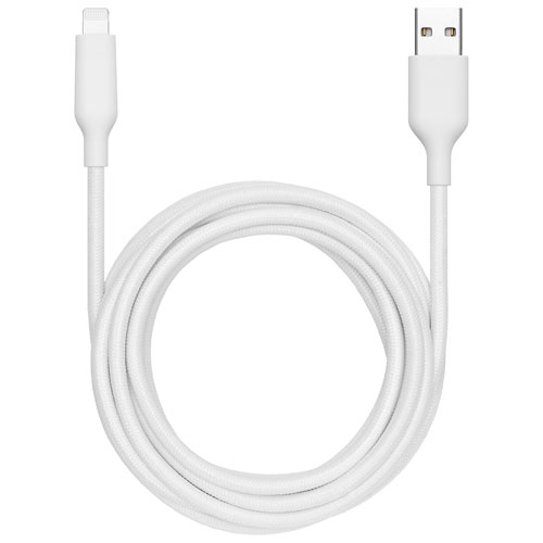 Câble tissé USB-A à Lightning de 3 m (9,8 pi) de Best Buy Essentials (BE-MCA10ALW-C) - Exclusivité Best Buy