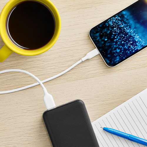 Câble tissé USB-A à Lightning de 1,2 m (3,9 pi) de Best Buy Essentials (BE-MCA4ALW-C) - Exclusivité Best Buy