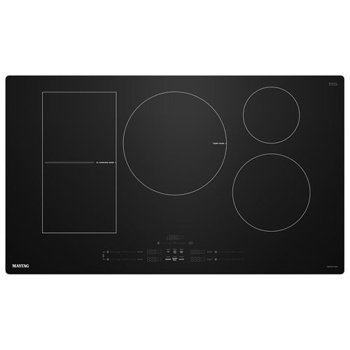 Surface de cuisson à induction de 36 po à 5 éléments de Maytag - Noir