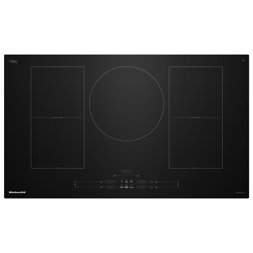 KitchenAid 36" 5-Element Temp Cook Induction Cooktop - Black