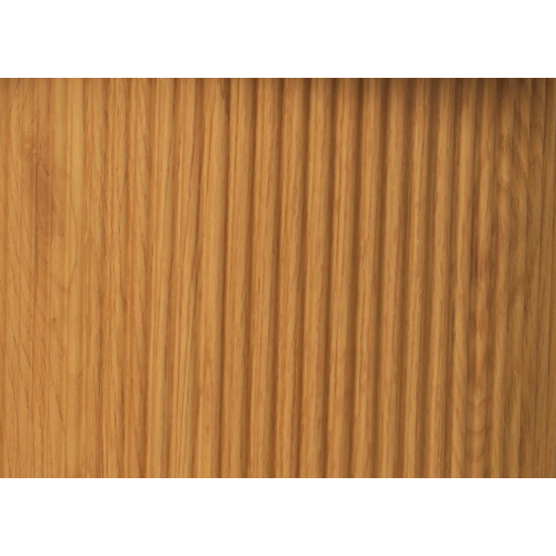 KOSSMAI Modern Oval Coffee Table with Fluted Double Pedestal Base, 39.4” Wide Low Coffee Table for Living Room, Contemporary Accent Table