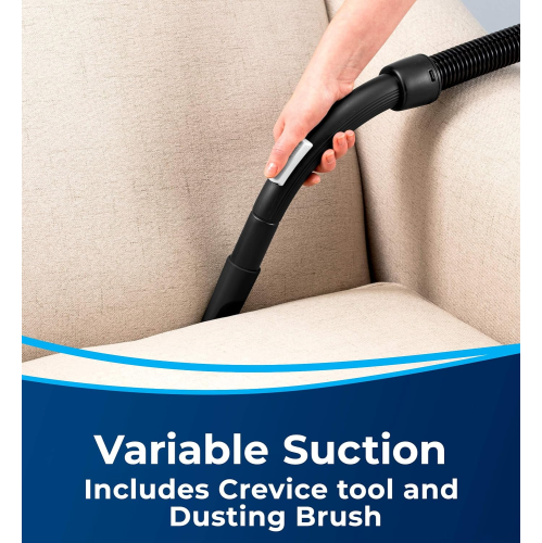 Bissell - Canister Vacuum Cleaner - Zing Bagless - Lightweight Compact - Straight Suction - Hard Floor and Low-Pile Carpet | 21565