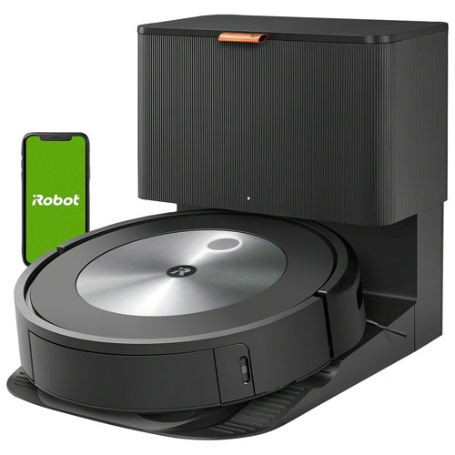 Open Box - iRobot Roomba j7+ Wi-Fi Connected Self-Empty Robot Vacuum