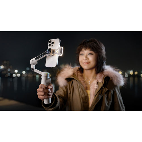 Ensemble avec stabilisateur à cardan Flow 2 Pro d'Insta360 - Gris