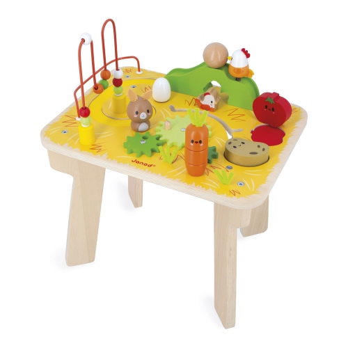 Janod Farm Wooden Activity Table