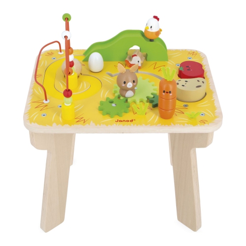 Janod Farm Wooden Activity Table