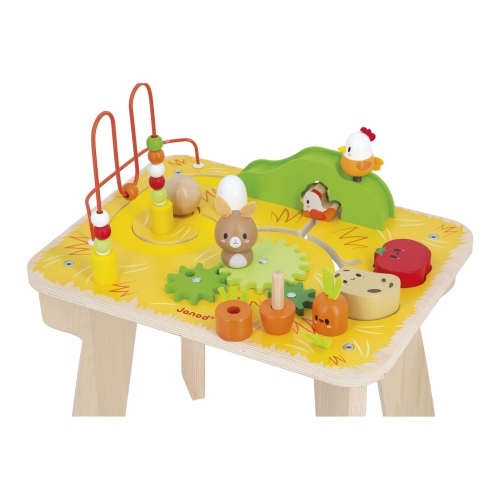 Janod Farm Wooden Activity Table