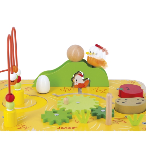 Janod Farm Wooden Activity Table
